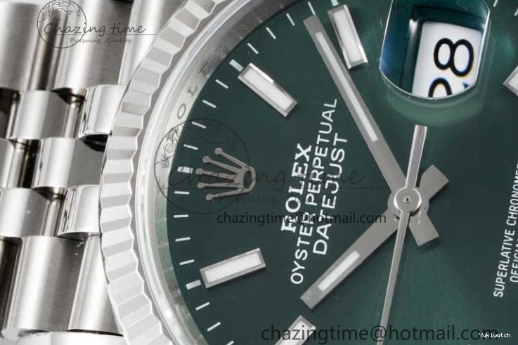 Best Bracelet 904L Green Edition Steel Jubilee SS 1:1 on 116234 Dial DateJust VSF VS3235 Sundust 36 0216